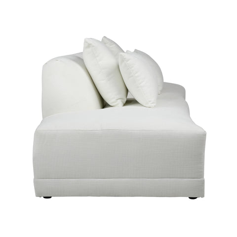 Hart White Bumper Sectional