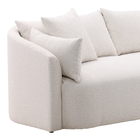 Mackay Cream Boucle Sectional