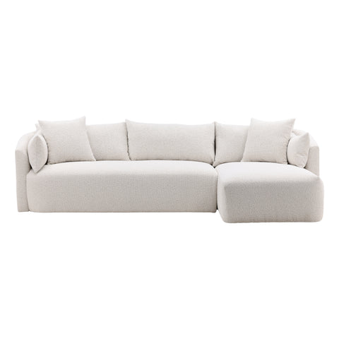 Mackay Cream Boucle Sectional