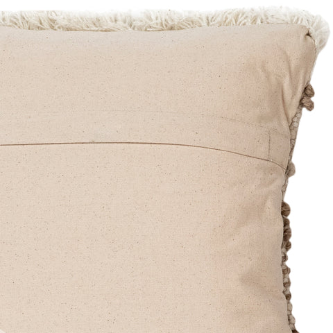 Imani Ivory and Sand Pillow