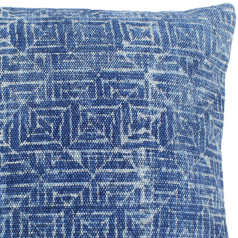 Romulo Blue and White Pillow