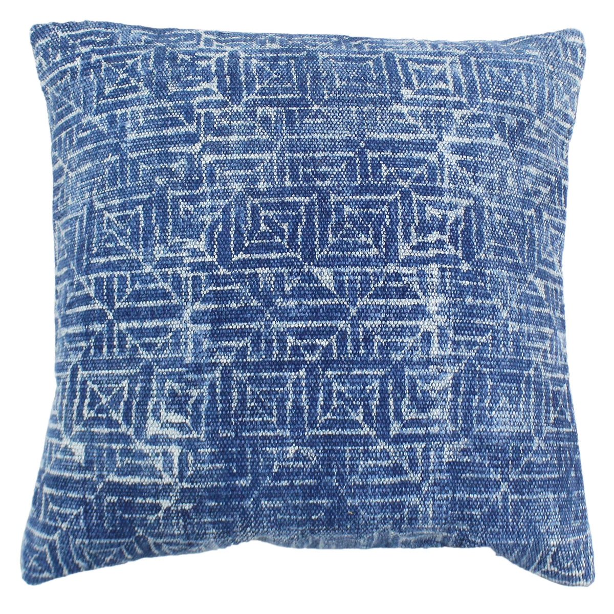 Romulo Blue and White Pillow