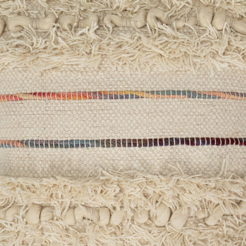 Berri Ivory with Multicolor Accents Pillow