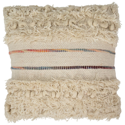 Berri Ivory with Multicolor Accents Pillow
