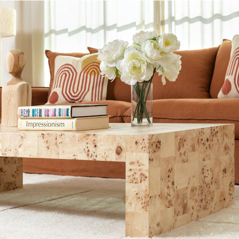 Burrows Natural Burl Coffee Table