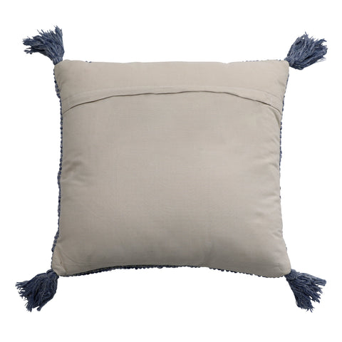 Beryl Dark Blue Outdoor Pillow