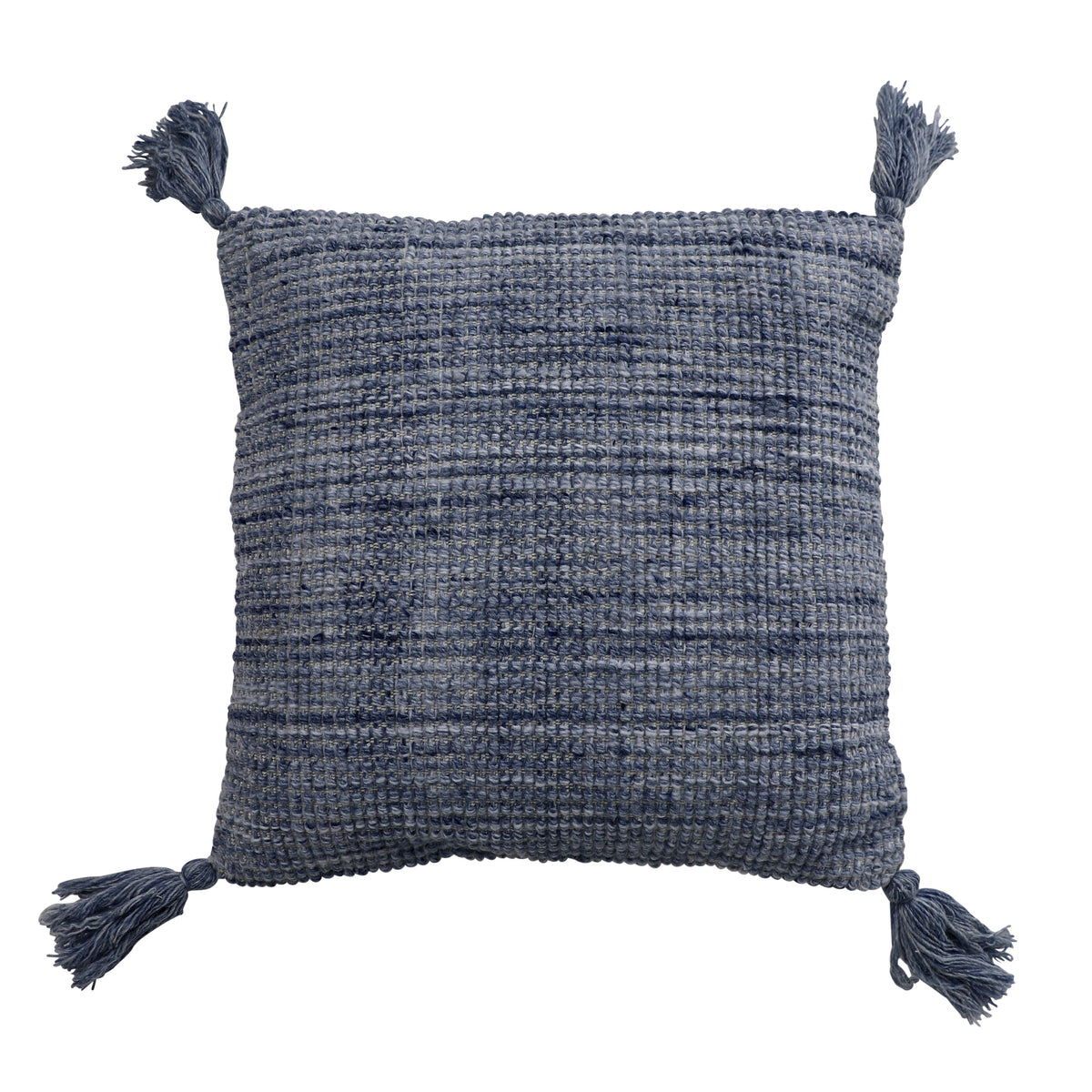 Beryl Dark Blue Outdoor Pillow