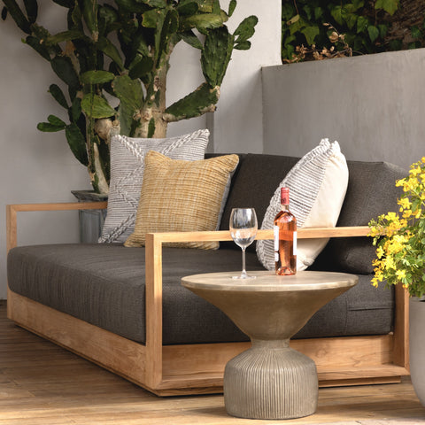 Chari Grey Tones Outdoor Pillow