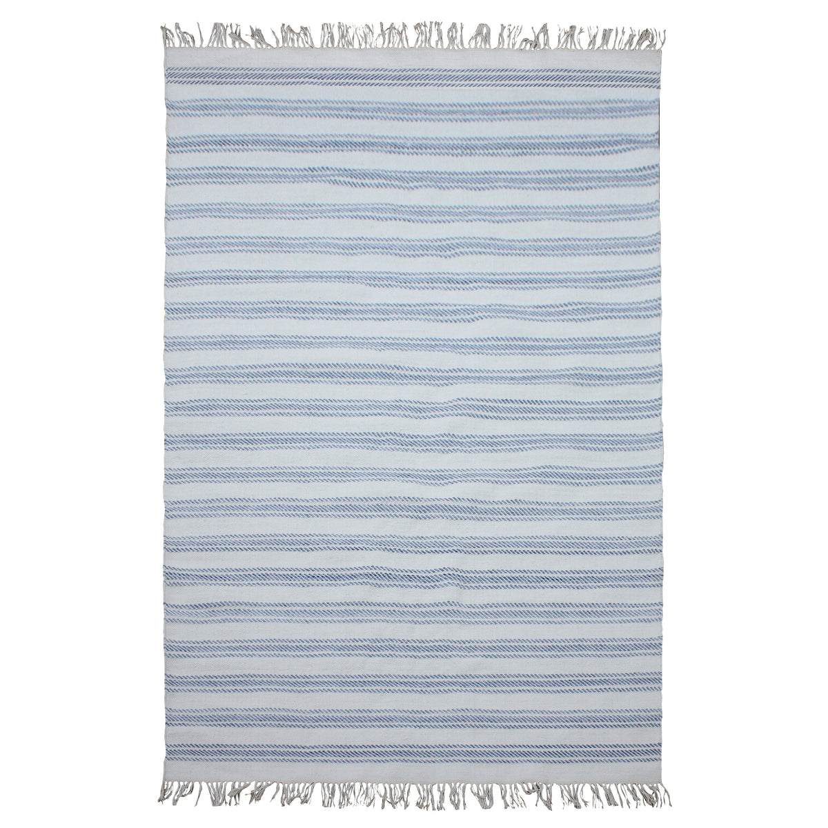 Ilio Blue and Ivory Outdoor Rug
