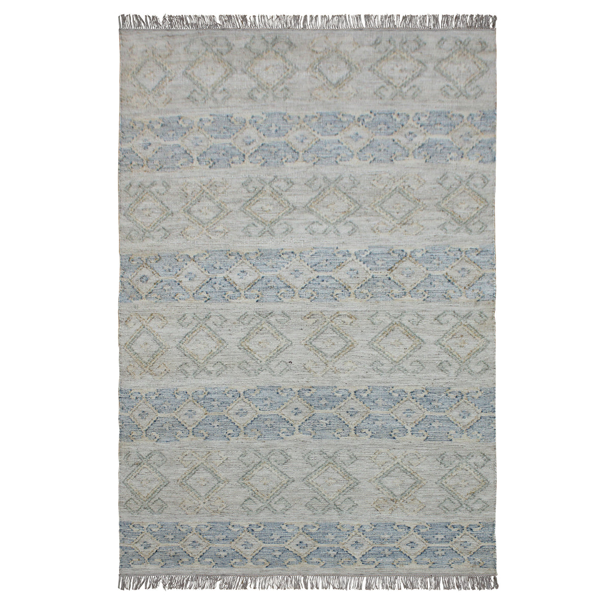 Piraeus Blue and Beige Rug