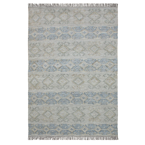 Piraeus Blue and Beige Rug