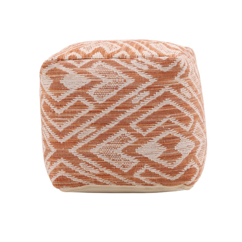 Leana Terracotta Outdoor Pouf