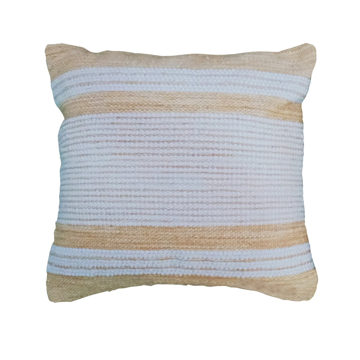 Betsy Yellow and White Outdoor Pillow