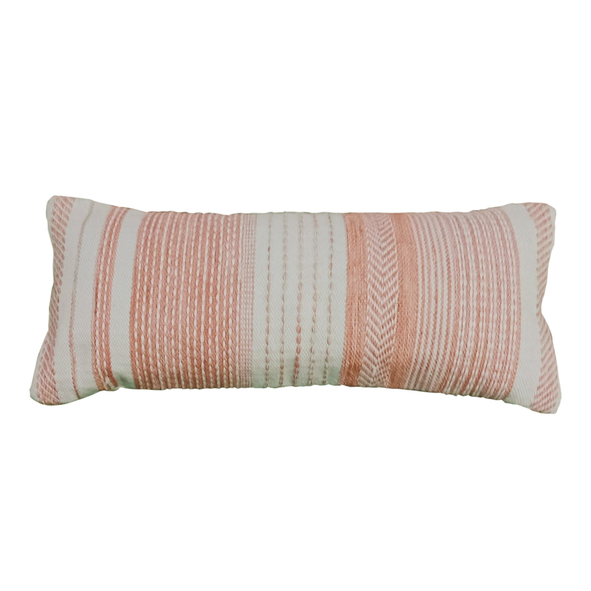 Ruth Terracotta and Ivory Outdoor Pillow