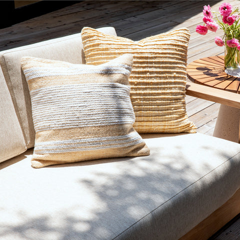 Grover Yellow Outdoor Pillow