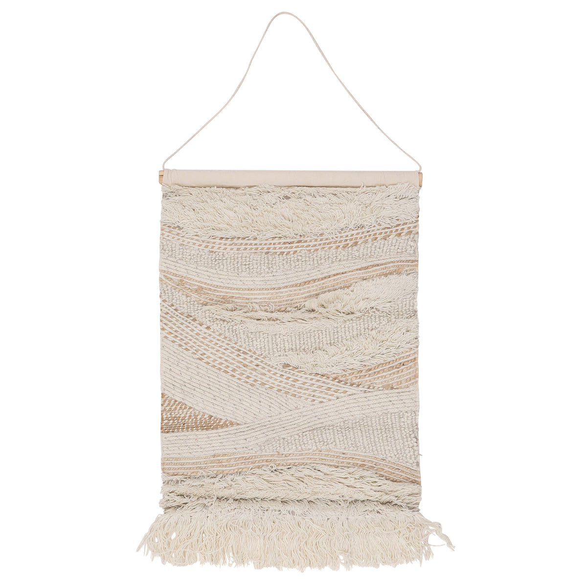 Journey Ivory and Natural Wall Hanging