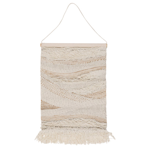Journey Ivory and Natural Wall Hanging