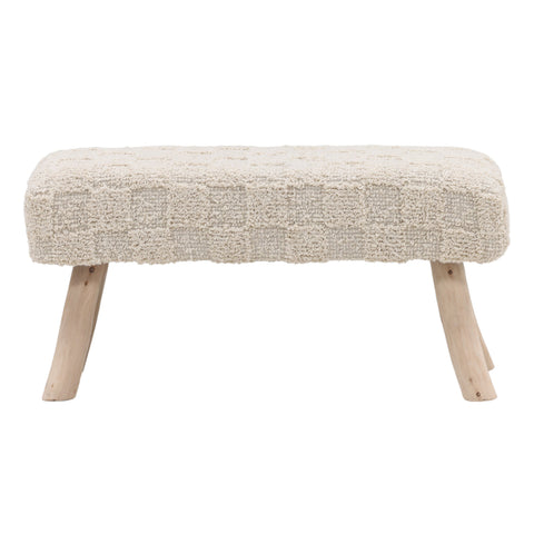 Winter Ivory Bench