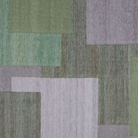 Carter Green and Grey Outdoor Rug