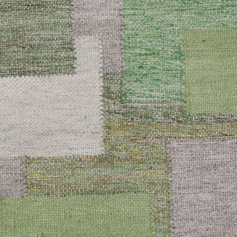 Carter Green and Grey Outdoor Pillow