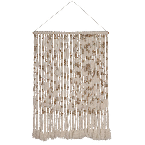 Iliana Natural and Ivory Wall Hanging