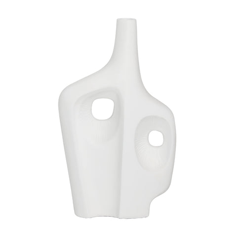 Misael White Vase