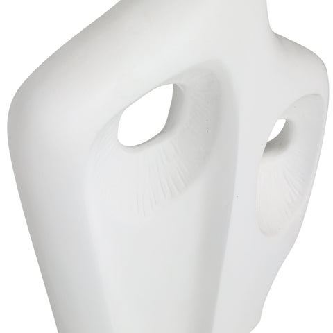 Misael White Vase
