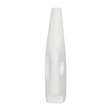 Misael White Vase