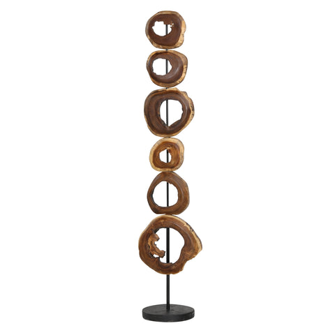 Valeria Black and Natural Sculpture