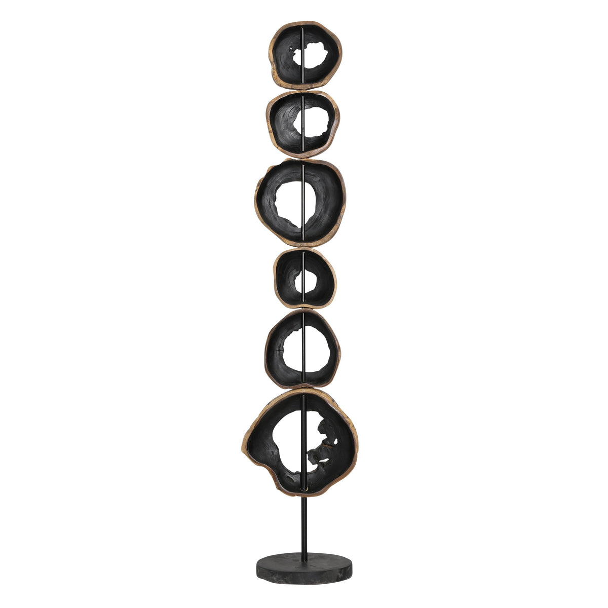 Valeria Black and Natural Sculpture