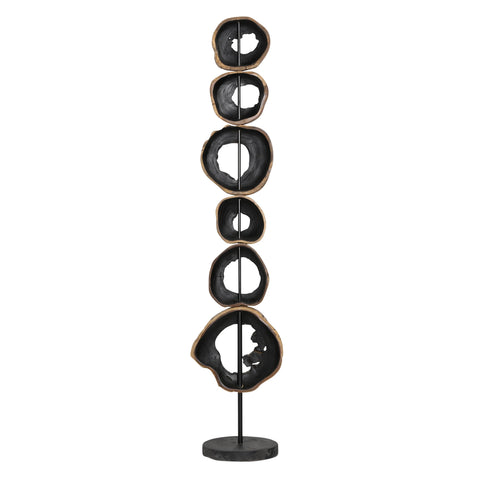 Valeria Black and Natural Sculpture