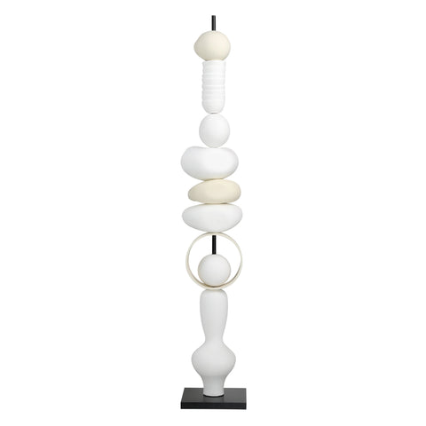 Cisneros White and Cream Sculpture