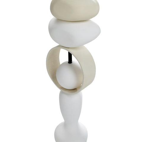 Cisneros White and Cream Sculpture