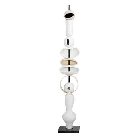 Cisneros White and Cream Sculpture
