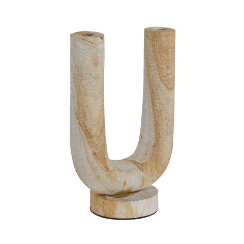 Ambrose Natural Candle Holder