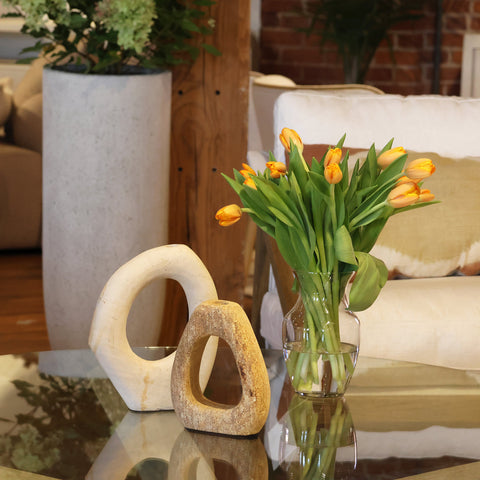Linares Natural Candle Holder