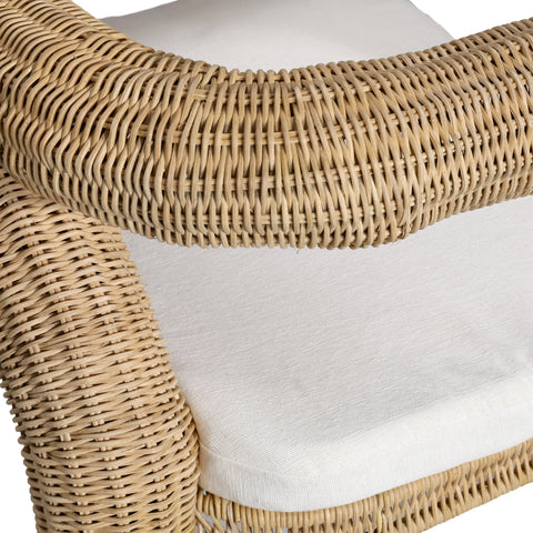 Ernestine Natural and Off White Occasional Chair