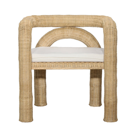 Ernestine Natural and Off White Occasional Chair