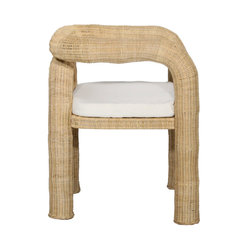 Ernestine Natural and Off White Occasional Chair