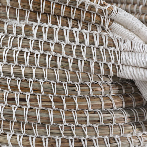 Dwight Light Natural and White Cotton Basket