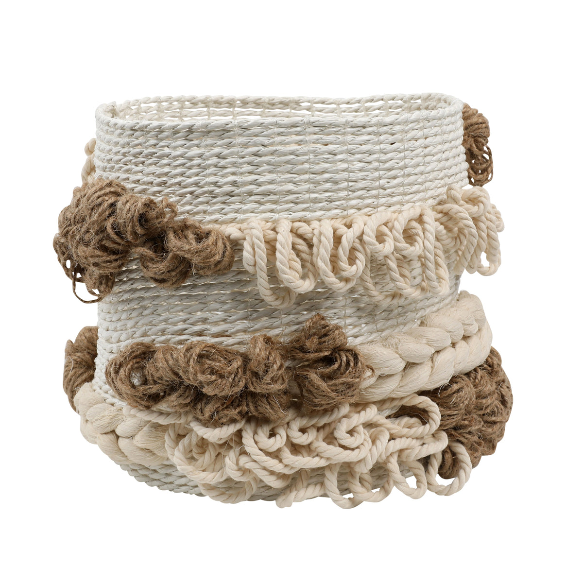 Donnie White and Natural Basket