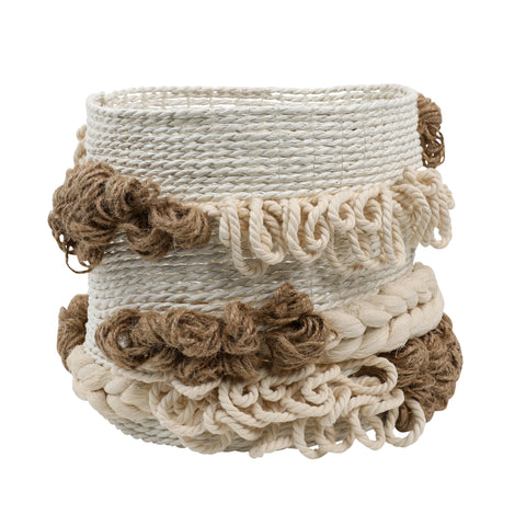 Donnie White and Natural Basket