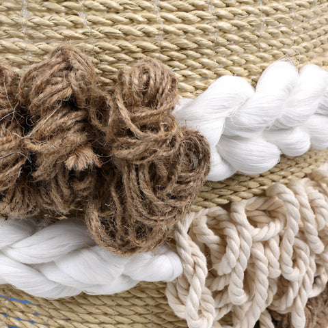 Candice Natural, Brown and White Basket