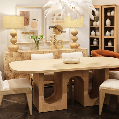 June Natural Dining Table