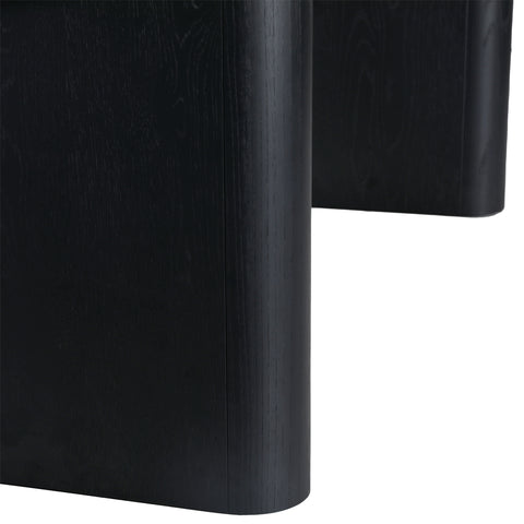 Price Black and Natural Dining Table