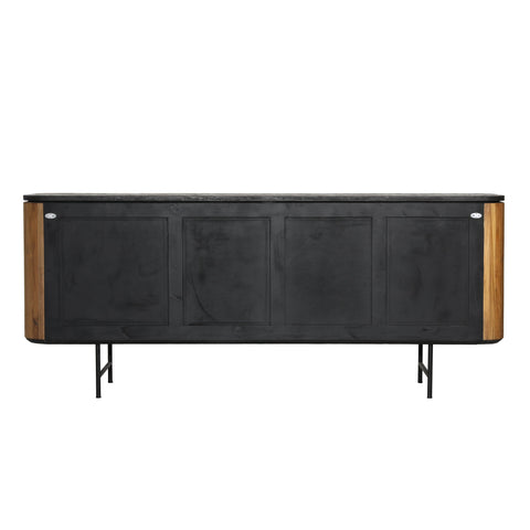 Leigh Natural and Black Handles Sideboard