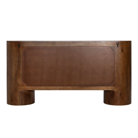 Stephenson Medium Brown and Black Handles Sideboard