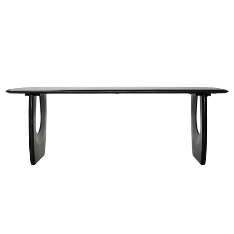 Venetta Matte Black Dining Table
