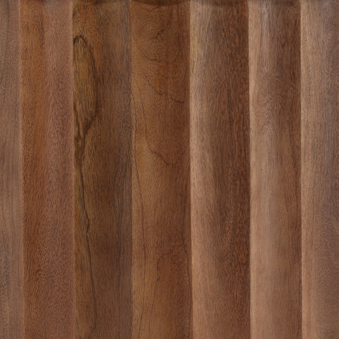 Milburn Natural and Medium Brown Side Table