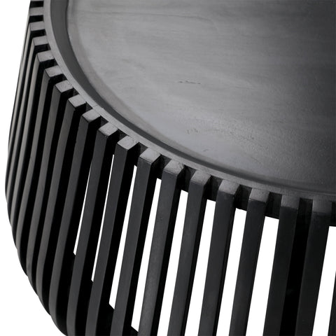 Valda Matte Black Coffee Table